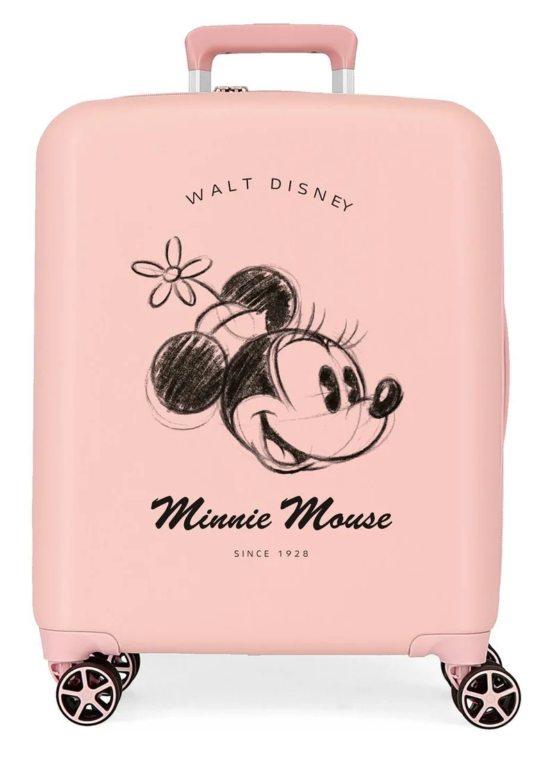 3739322 TROLLEY ABS 55CM.4R. MINNIE YOU ARE MAGIC NUDE