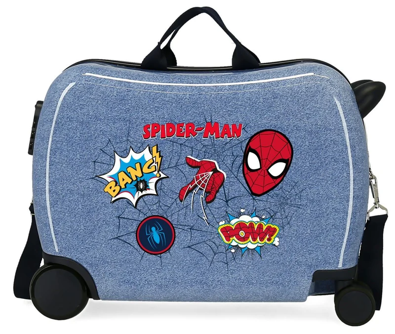 4619821 MALETA INF.ABS 4R. SPIDERMAN DENIM