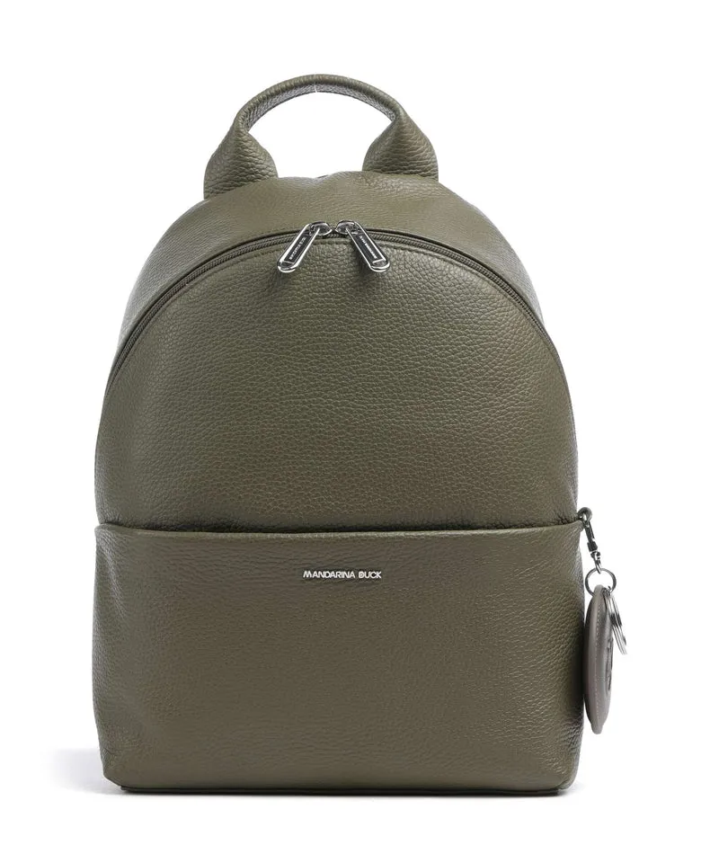 Mandarina Duck Mellow Leather Sac à dos winter olive