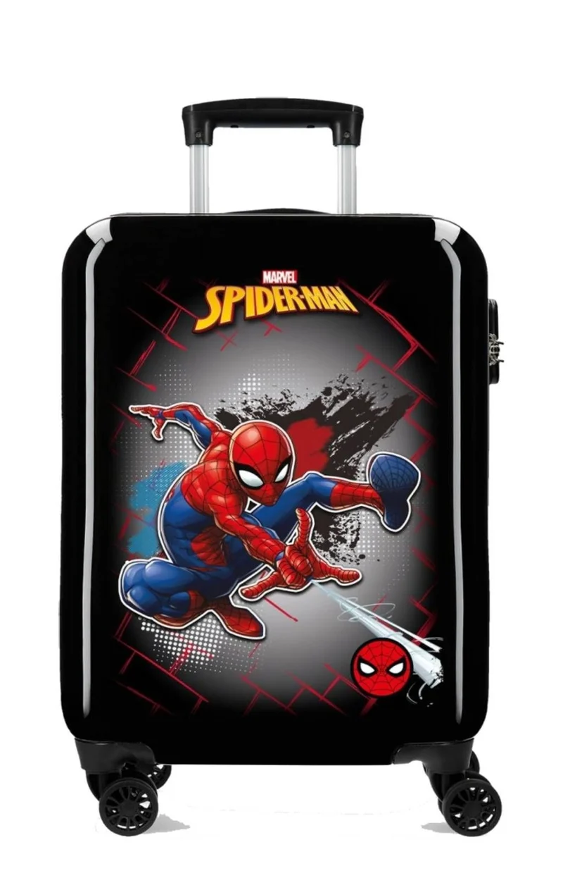 Maleta de Cabina Rígida SPIDERMAN RED RÍGIDA 55CM AZUL