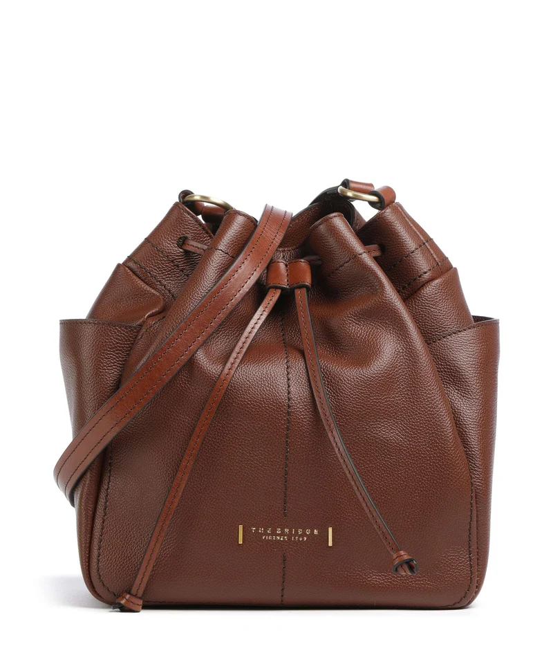 The Bridge Letizia Soft Sac seau marrone