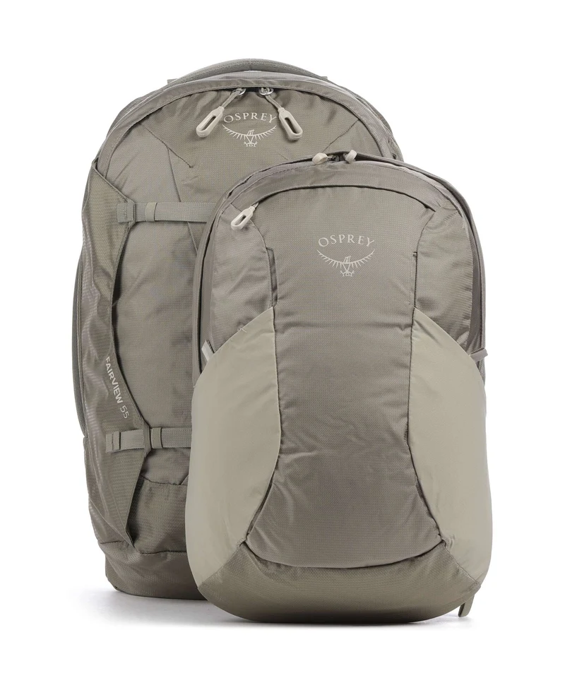 Osprey Fairview 55 Sac à dos de voyage sawdust/olive tan