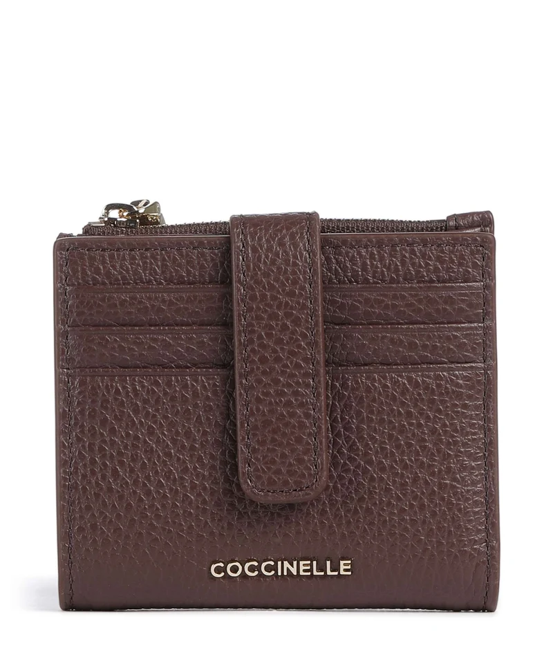 Coccinelle Metallic Soft Portefeuille berry