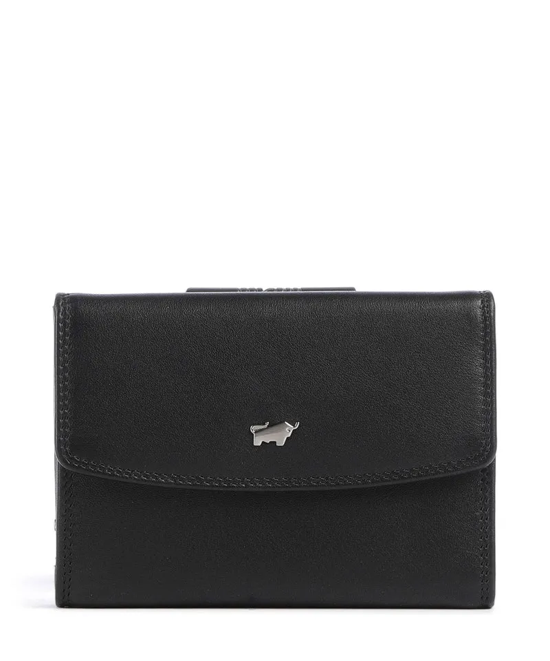 Braun Büffel Golf Portefeuille schwarz