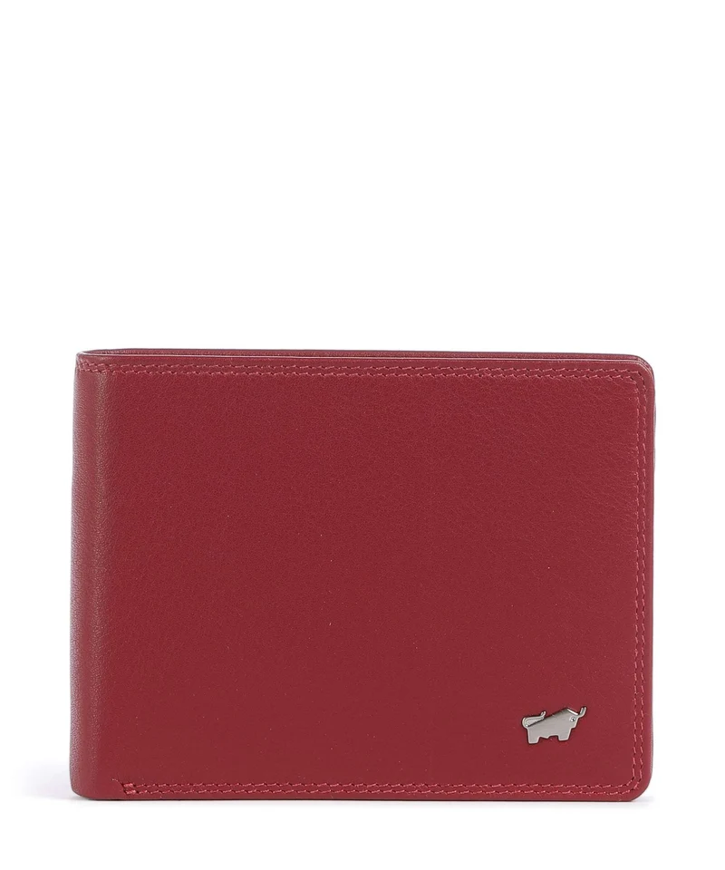 Braun Büffel Golf Portefeuille rot