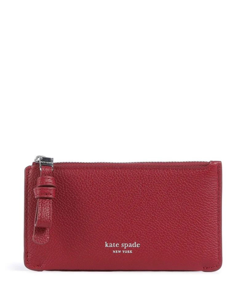 Kate Spade New York Loop Étui à cartes crédit red jam