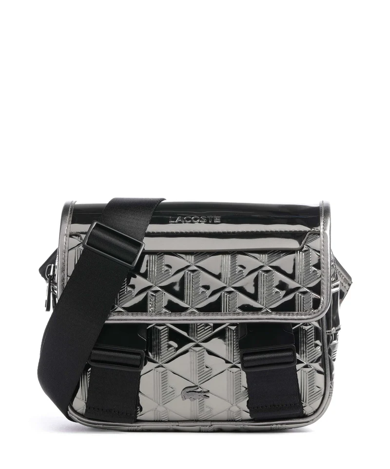 Lacoste Holiday Sac bandoulière silver/black