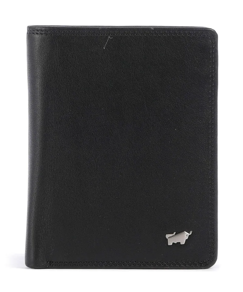 Braun Büffel Golf Portefeuille schwarz
