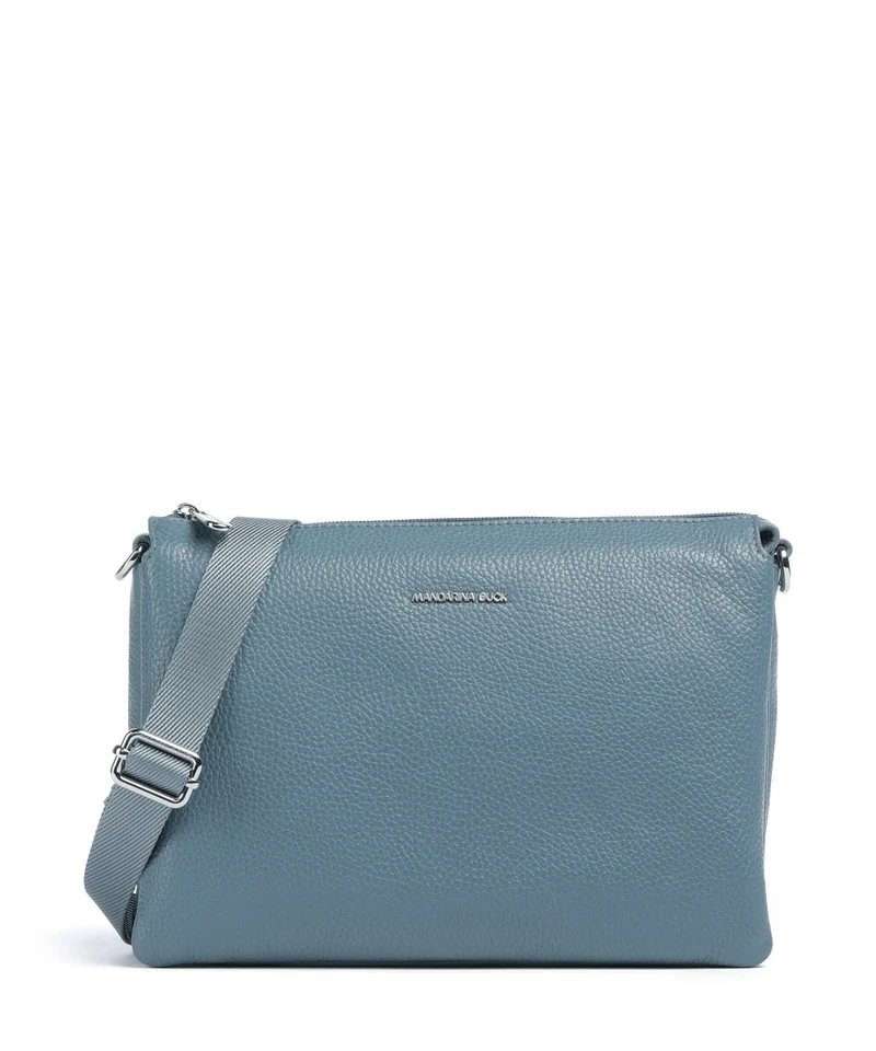 Mandarina Duck Mellow Leather Sac bandoulière iron