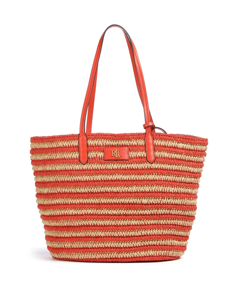 Lauren Ralph Lauren Brie 31 Cabas natural/orange lily