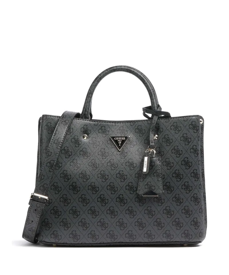 Guess Meridian Sac à main coal logo