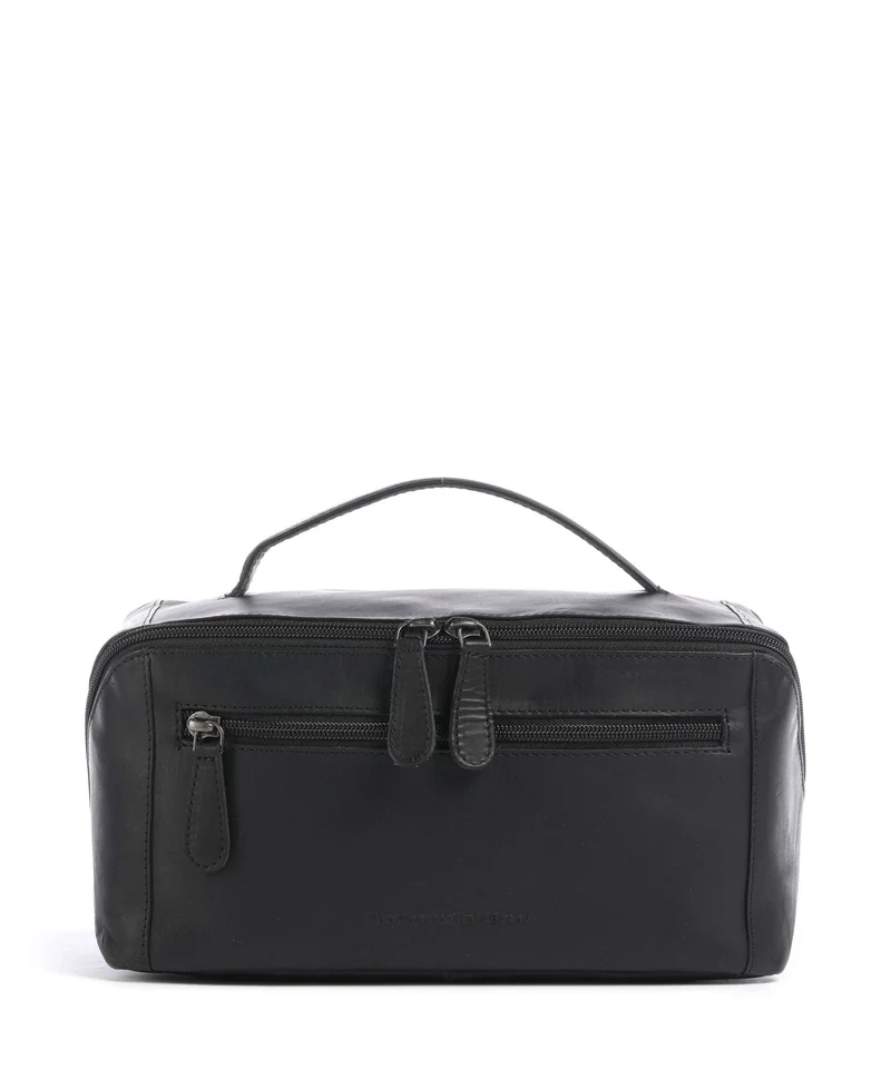 The Chesterfield Brand Wax Pull Up Cow Elmia Trousse de toilette black