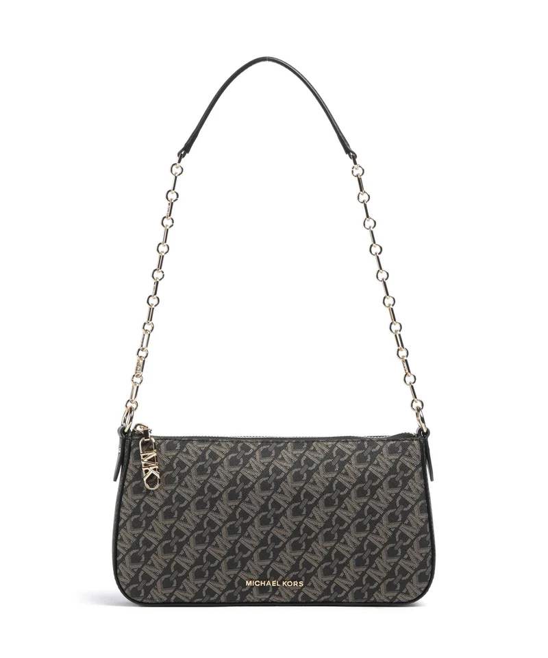 Michael Kors Empire Sac porté épaule black/pale gold