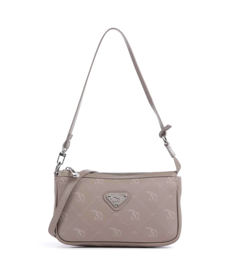 Maison Mollerus Pecarus Missy Sac porté épaule taupe/rosé/silber