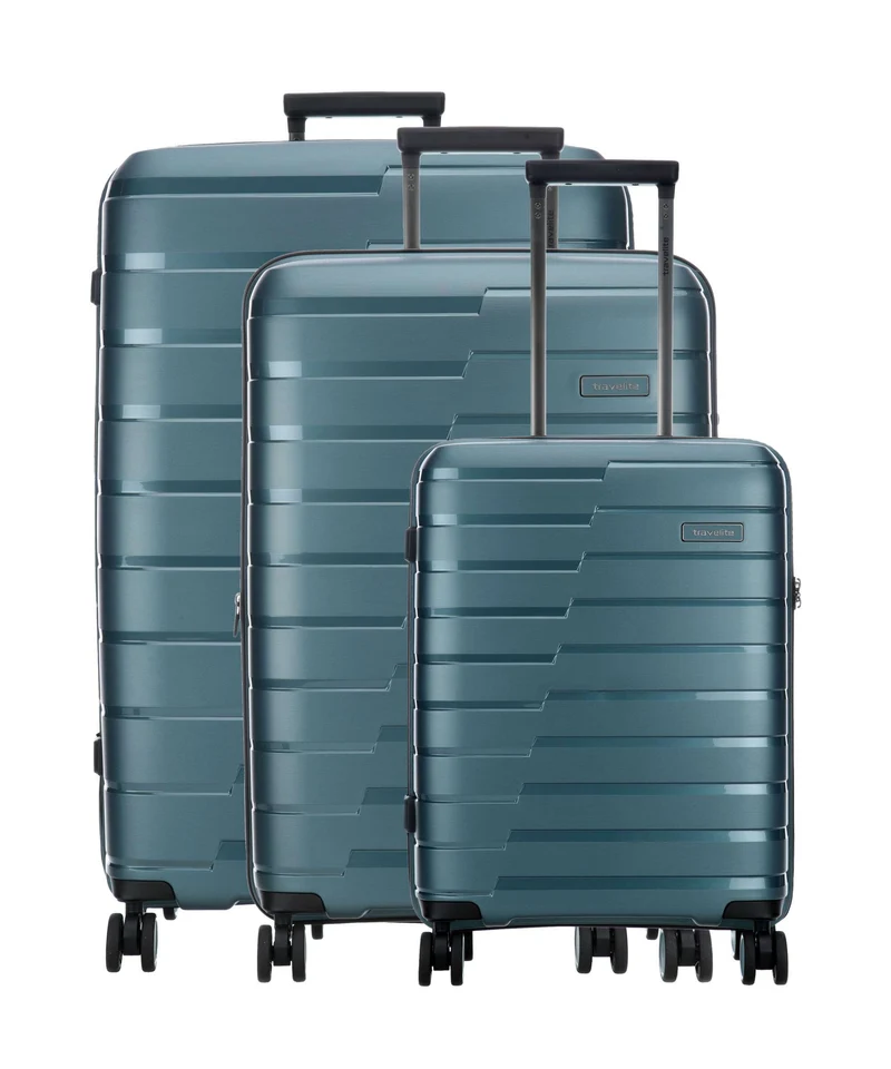 Travelite Air Base Set de valise (4 roues) eisblau