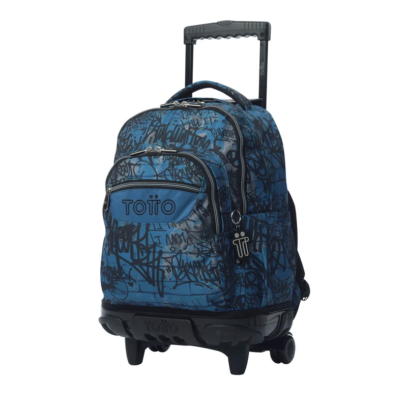 TOTTO Mochila escolar con ruedas Renglones - 4EC Urban Graph