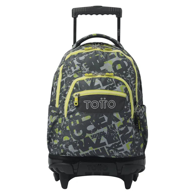 TOTTO Mochila escolar con ruedas Renglones- 7YJ Texgrunge