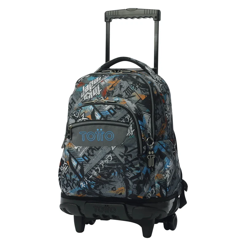 TOTTO Mochila escolar con ruedas Renglones - 7YL Okubo