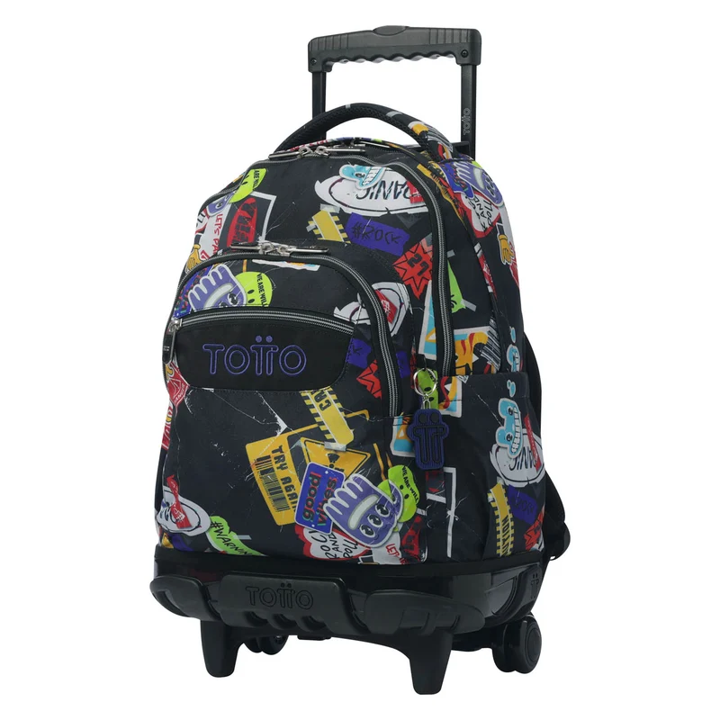 Mochila escolar Totto con ruedas Renglones - 8C5 Sticky