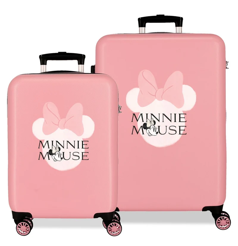 3141441 SET/2 TROLLEY ABS 55-65 CM. 4R. MINNIE HEADS