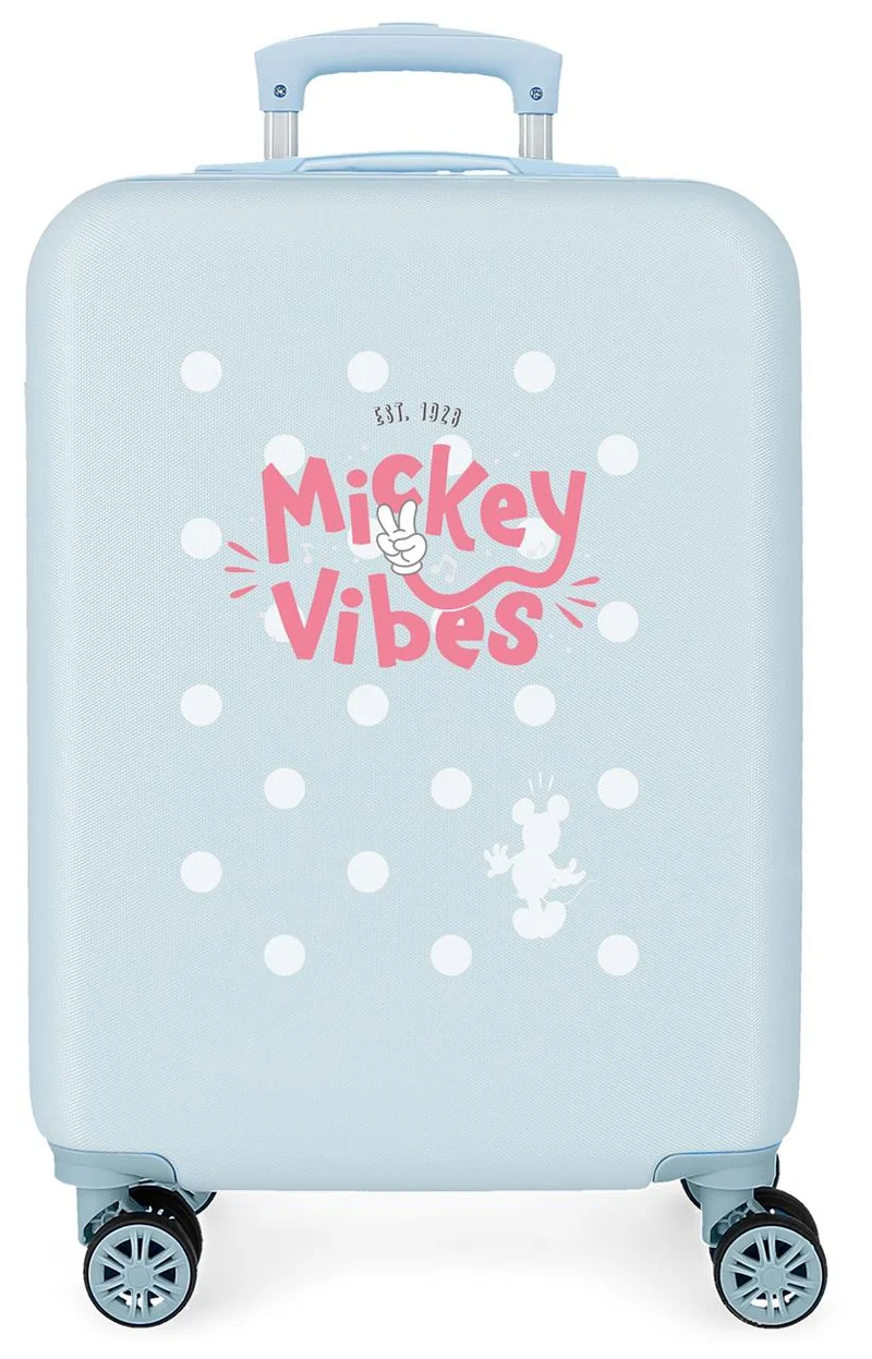 3131141 TROLLEY ABS 55CM.4R. MICKEY VIBES