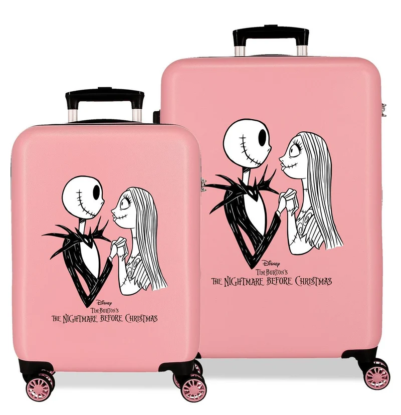 3961421 SET 2/TROLLEY ABS 55-65CM.4R. NIGHTMARE NUDE