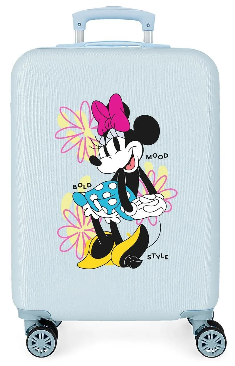 4021143 TROLLEY ABS 55CM.4R. MINNIE BOLD AZUL