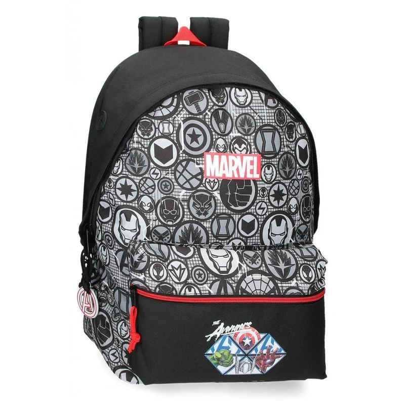 Mochila Escolar Avengers Heroes 44cm con porta ordenador