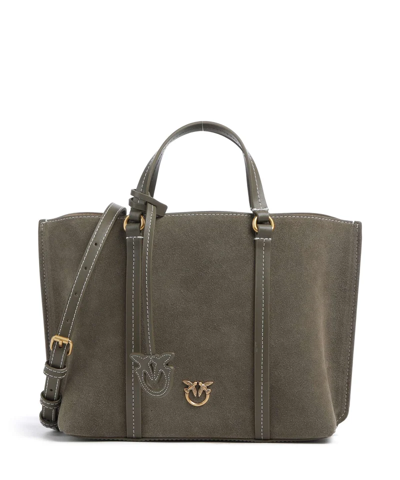 Pinko Carrie Classic Sac à main verde/oliva scuro/antique gold
