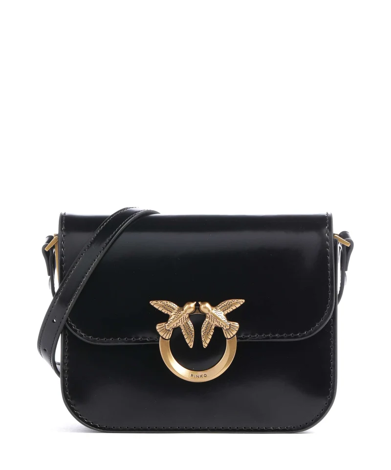 Pinko Love Box Mini Sac bandoulière nero/antique gold