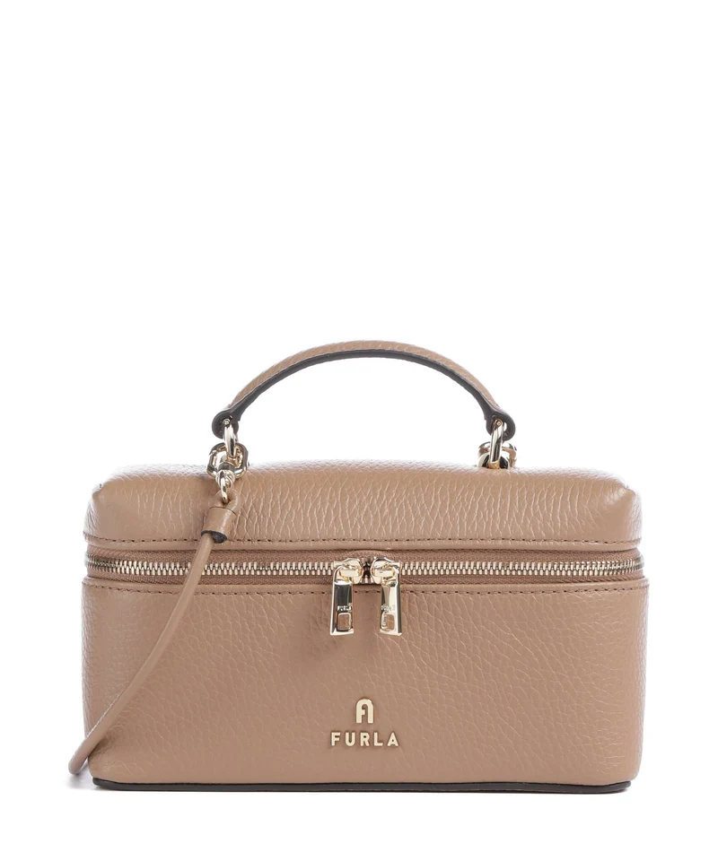 Furla Camelia Micro Sac bandoulière toffee
