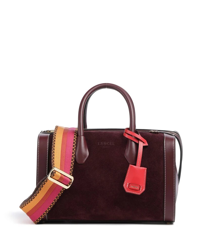 Lancel BCBG Bowling M Sac à main cassis