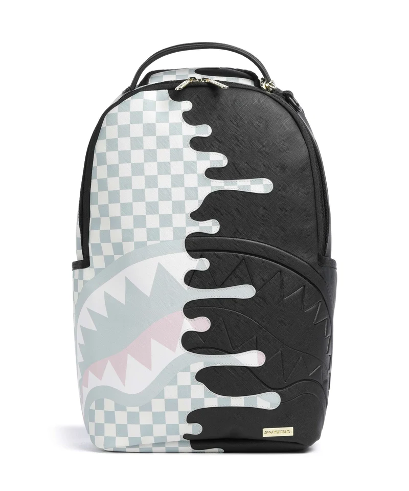 Sprayground Cream Check Side Drip Sac à dos multicolour