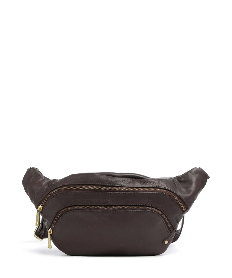 Depeche Golden Chic Sac banane coffee