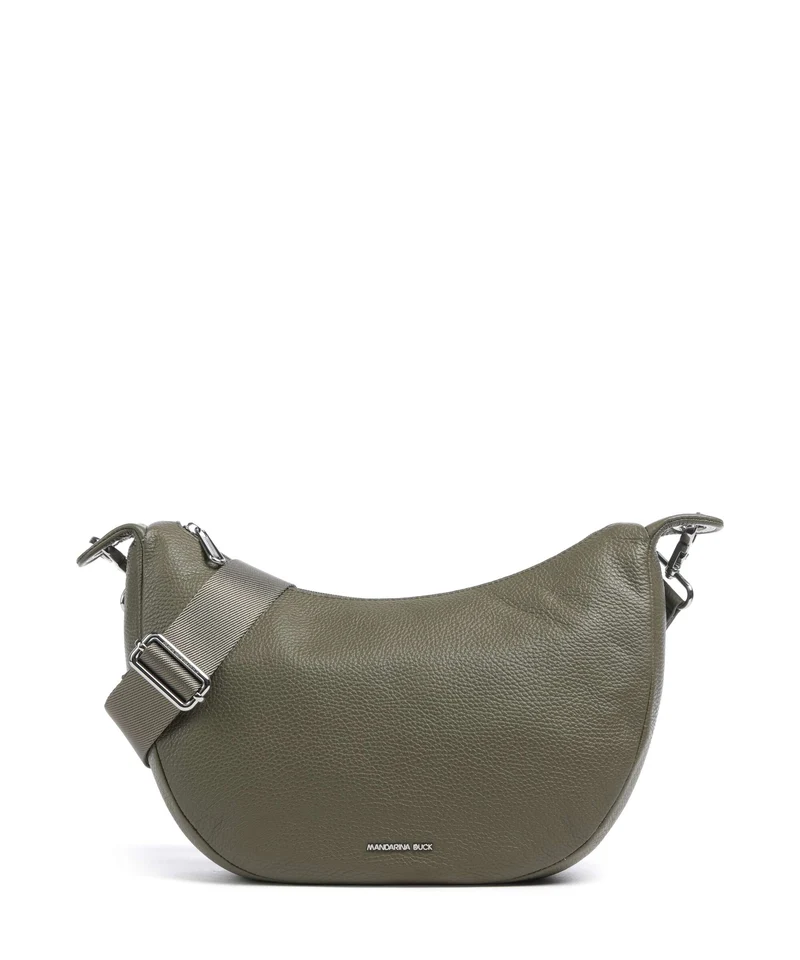 Mandarina Duck Mellow Leather Sac porté épaule winter olive