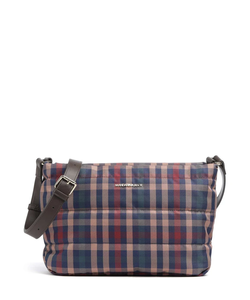 Mandarina Duck Tartan Sac bandoulière tartan brown