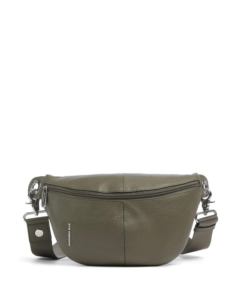 Mandarina Duck Mellow Leather Sac banane winter olive