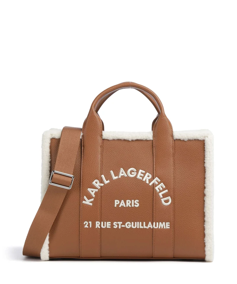 Karl Lagerfeld K/Rue St Guillaume Medium Sac à main dark tan