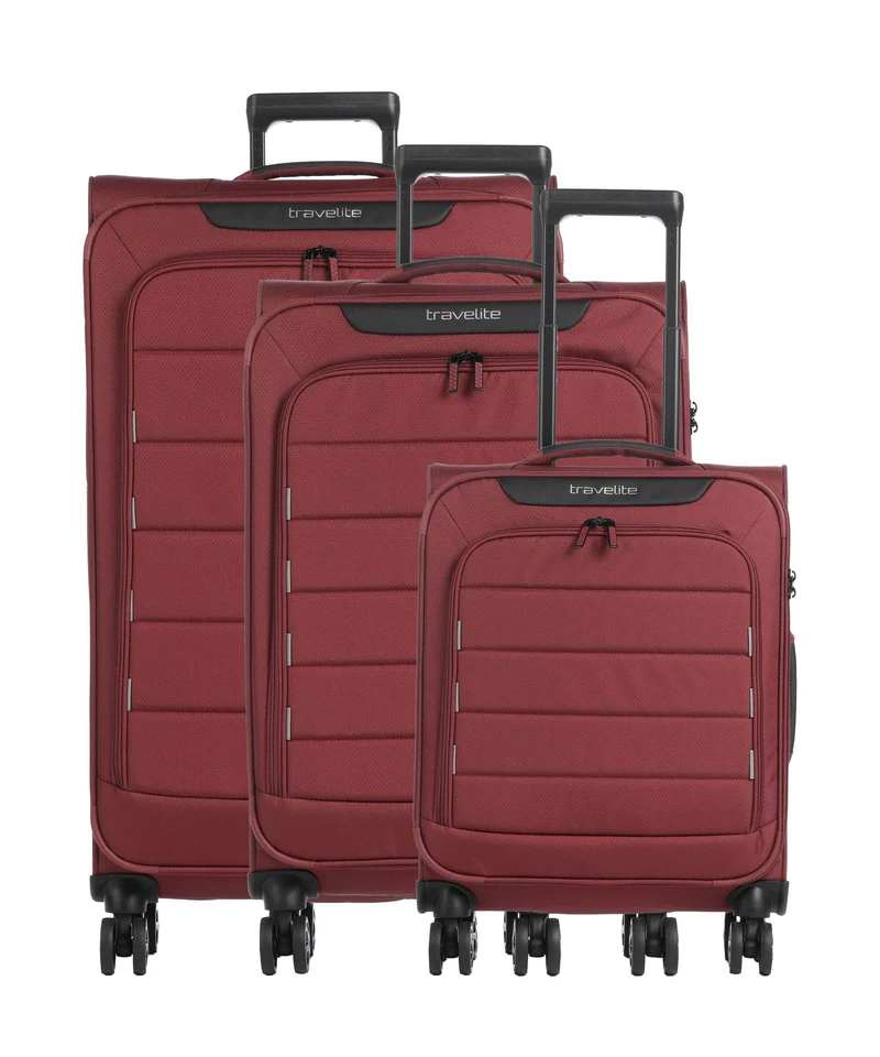 Travelite Skaii Set de valise (4 roues) red