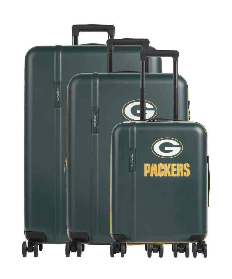 Travelite NFL Set de valise (4 roues) green bay packers