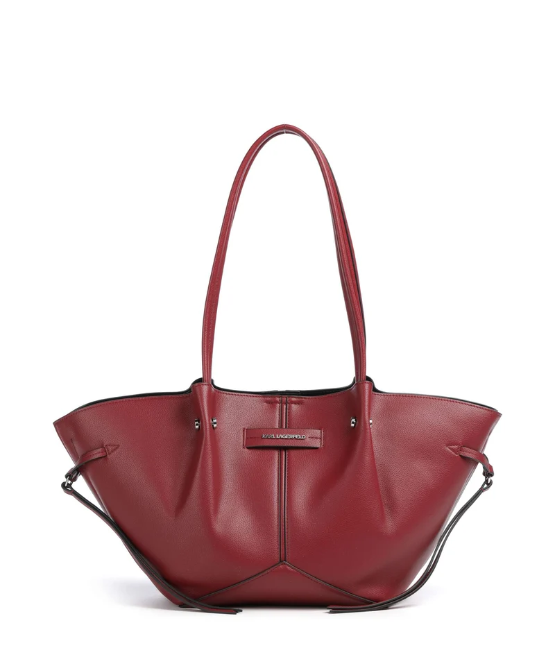Karl Lagerfeld K/Pierced Small Cabas dark cherry