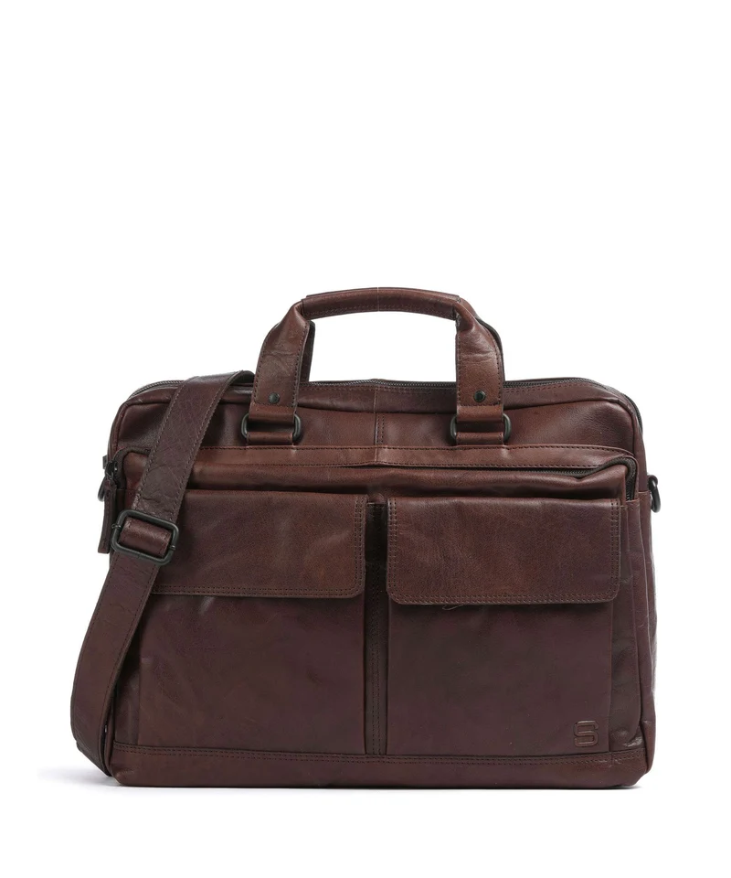Spikes & Sparrow Bronco Porte-document dunkelbraun