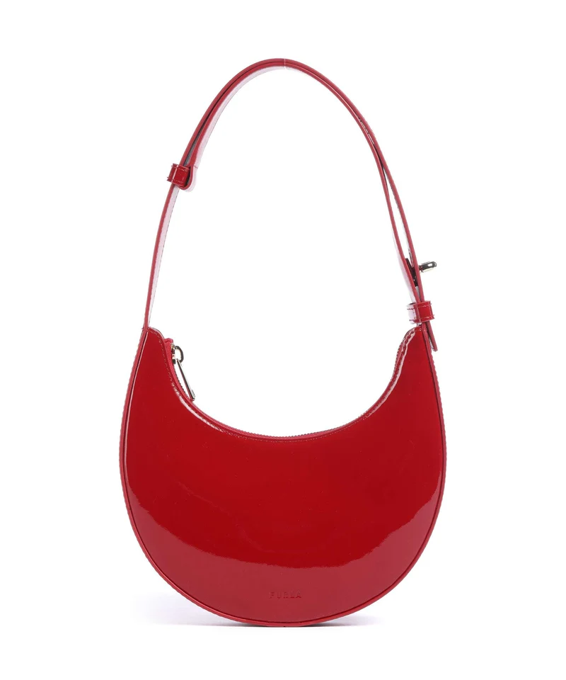 Furla Delizia Mini Sac porté épaule rosso