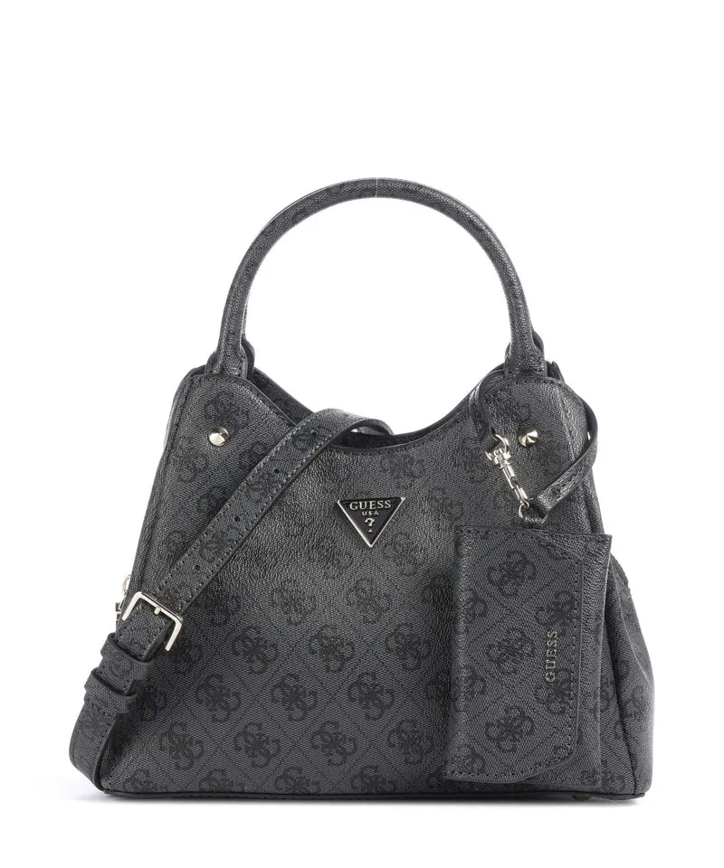 Guess Lorella Girlfriend Logo Small Sac à main coal logo