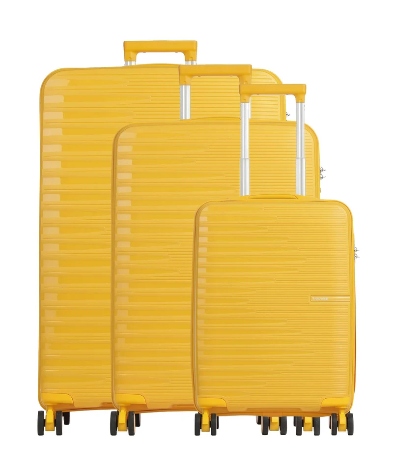 Travelite Pacific Set de valise (4 roues) yellow