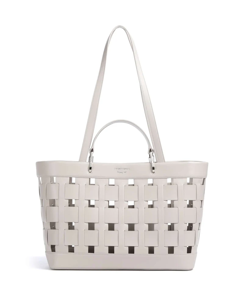 Emporio Armani My EA M Cabas silver gray