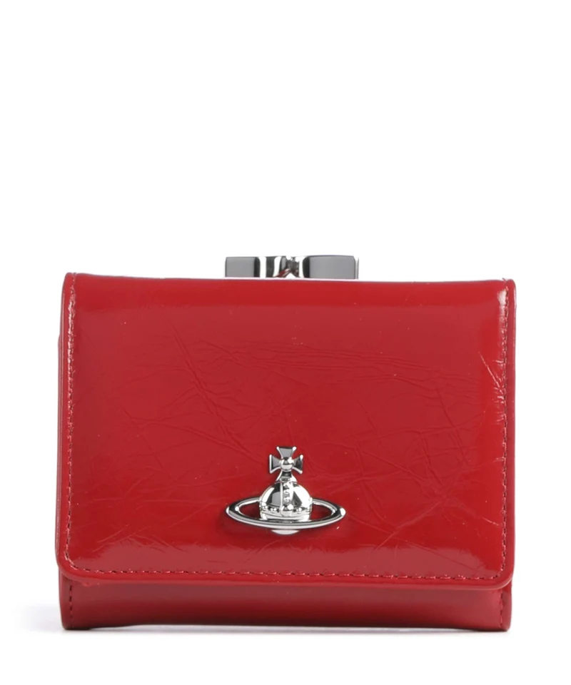 Vivienne Westwood Frame Naplak Small Portefeuille red