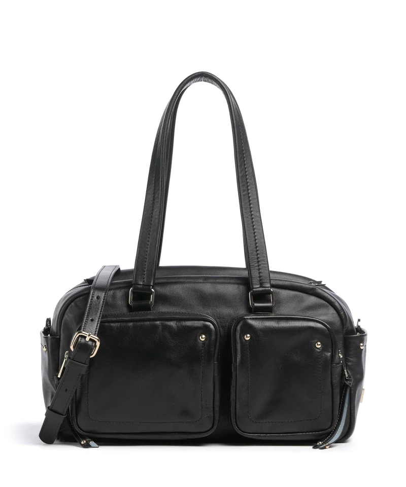 DuDu Bags Pocket Fanciful Sac porté épaule nero
