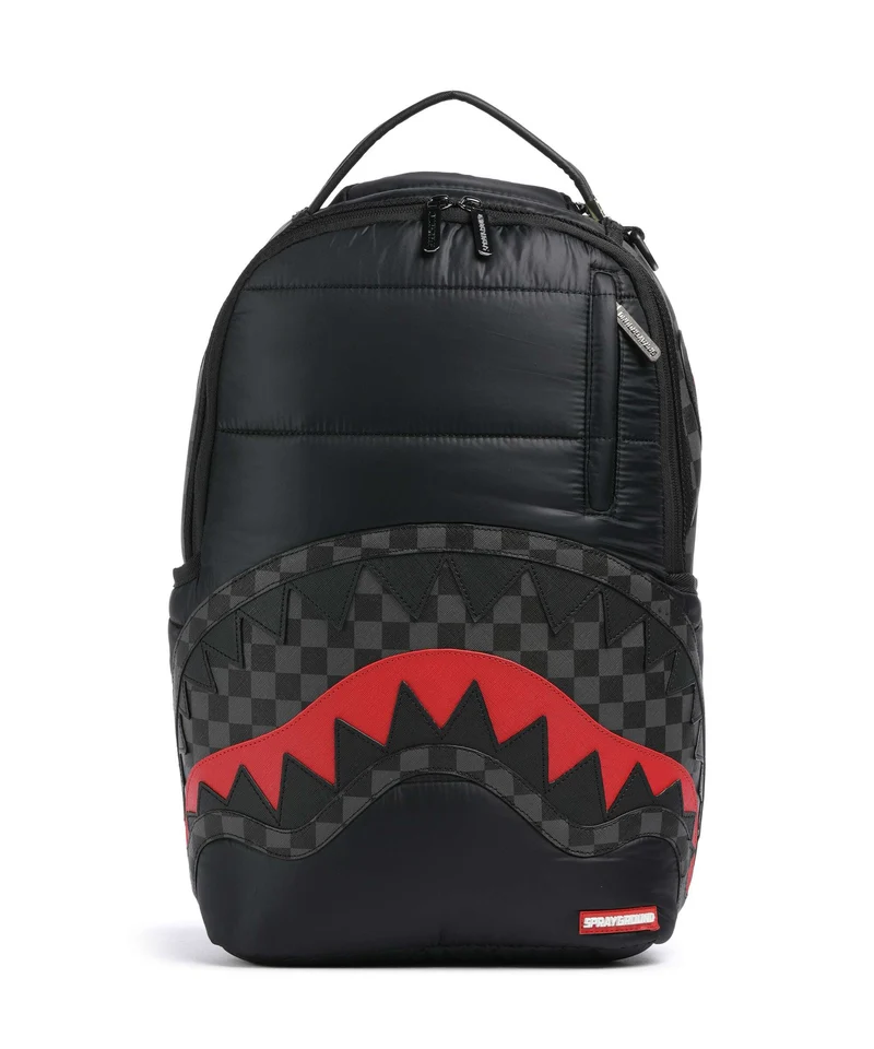 Sprayground Black Puffer Check Sac à dos black/grey