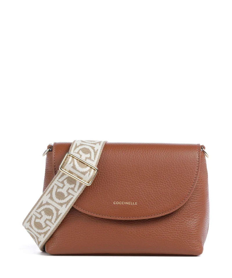 Coccinelle Paulina Sac bandoulière cognac